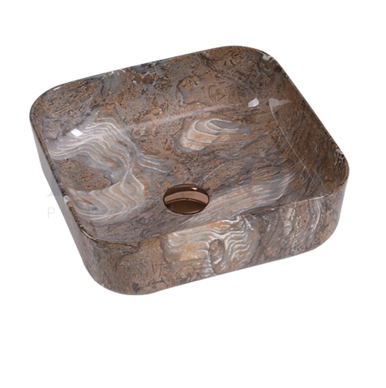 Chậu rửa lavabo dương bàn Rangos RG-80017 (D450xR450xC145mm) - Image 6