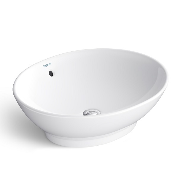 Chậu rửa lavabo dương bàn Viglacera BS415 (525x420x186mm)