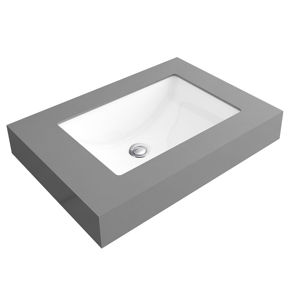 Chậu rửa lavabo dương bàn Viglacera BS415 (525x420x186mm) - Image 4