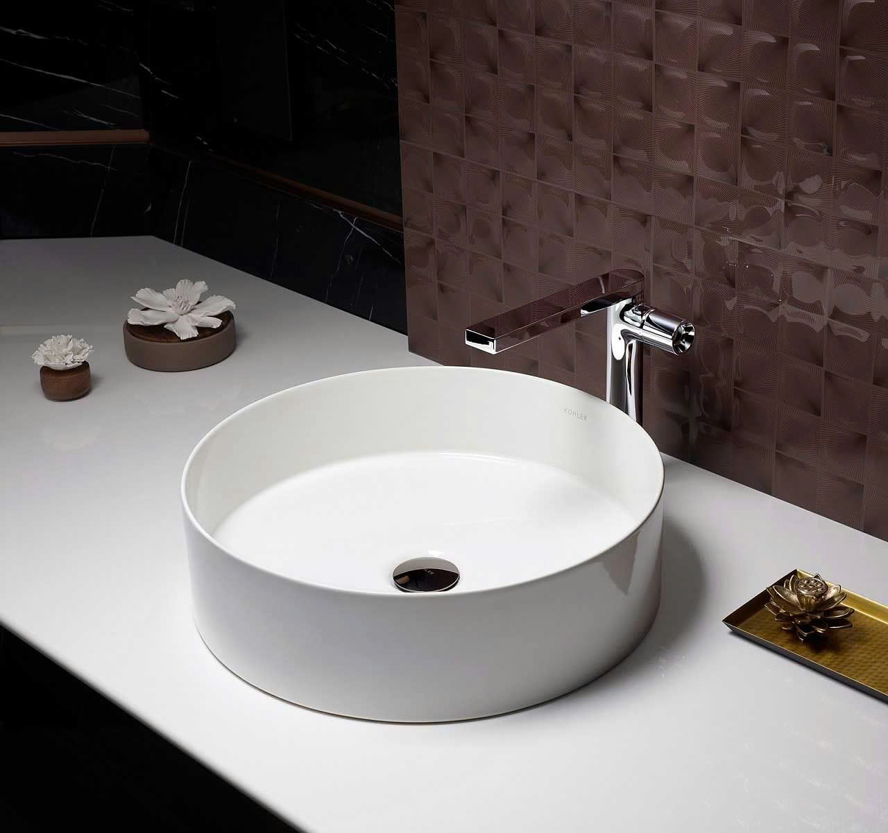Chậu rửa lavabo dương vành Kohler K-2189T-8-0 - Image 3