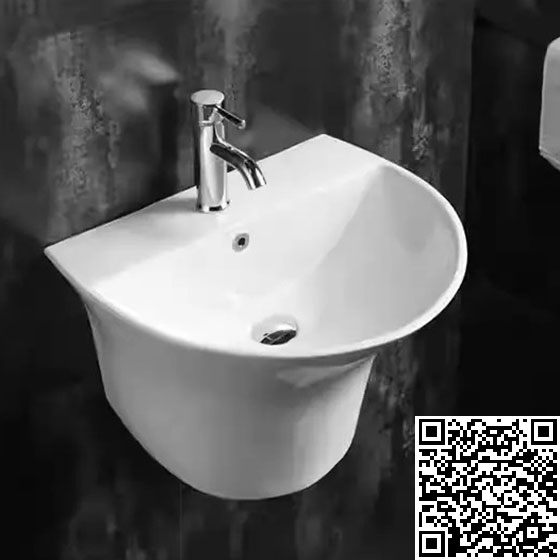 Chậu rửa lavabo gốm sứ Miken HT209 - Image 3