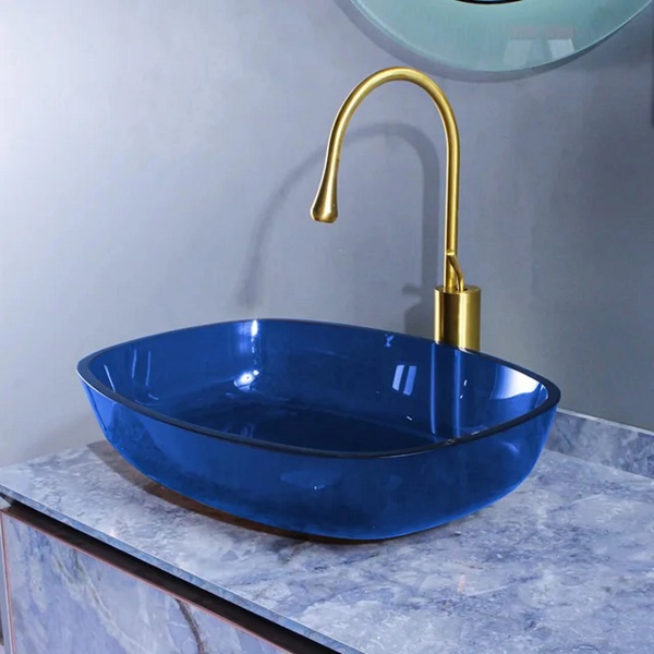 Chậu rửa lavabo hình con hươu lòng trắng hình tròn Miken MKC-227 - Image 3