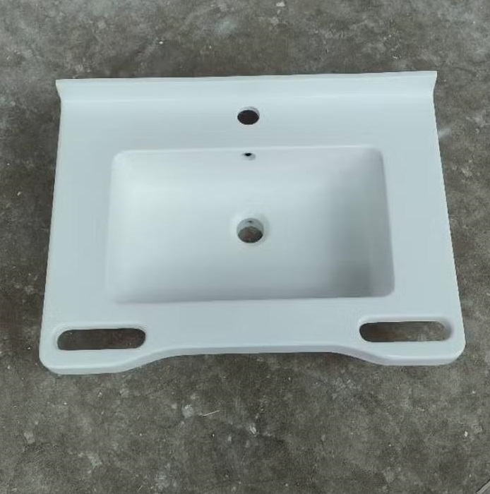 Chậu rửa lavabo hình con hươu lòng trắng hình vuông Miken MKC-218 - Image 4