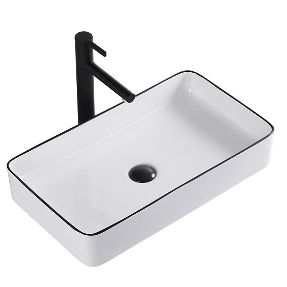 Chậu rửa lavabo hình con hươu lòng trắng hình vuông Miken MKC-218 - Image 6