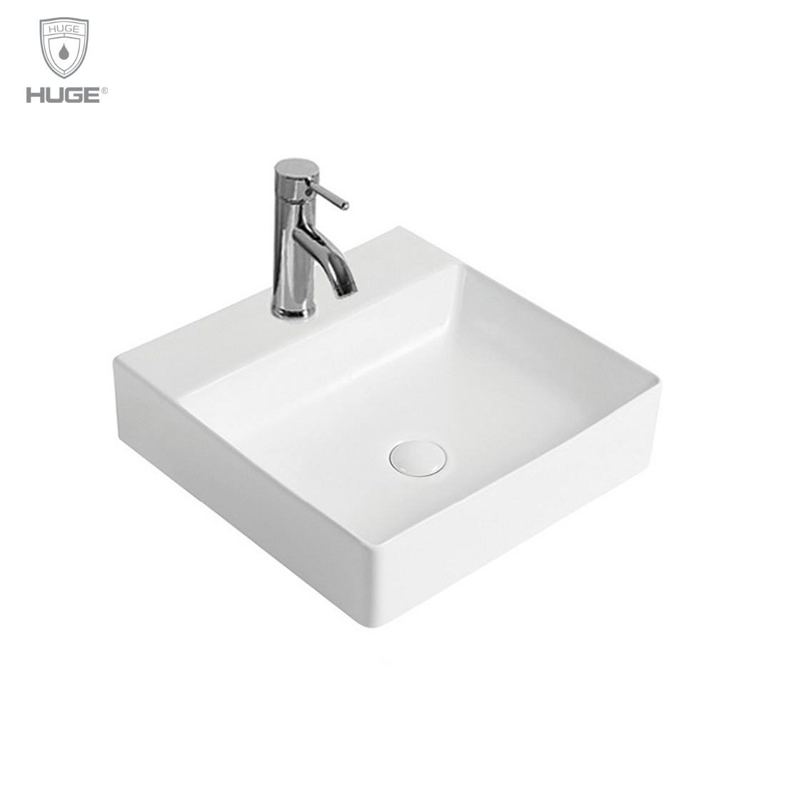 Chậu rửa lavabo Huge H-LK2021 (430x265x130mm) - Image 4