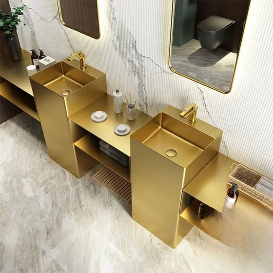 Chậu rửa lavabo Inox 304 treo tường Miken MKC-Y8209 - Image 5