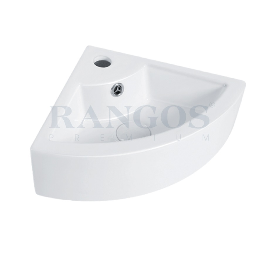 Chậu rửa lavabo liền chân Rangos RG-6109 (525x475x415mm) - Image 5
