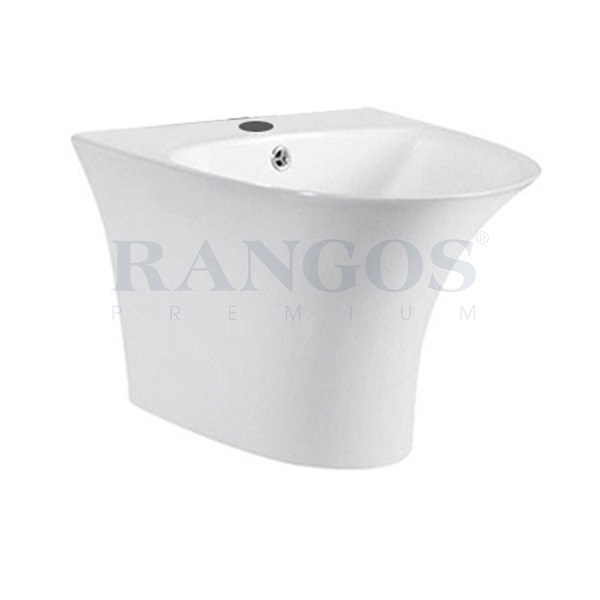 Chậu rửa lavabo liền chân Rangos RG-6110 (440x510x380mm) - Image 6