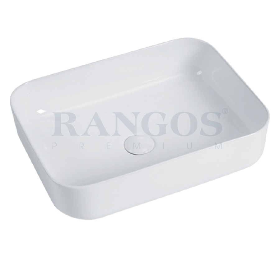 Chậu rửa lavabo liền chân Rangos RG-6111 (450x490x340mm) - Image 5