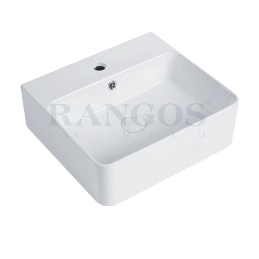 Chậu rửa lavabo liền chân Rangos RG-6111 (450x490x340mm) - Image 6