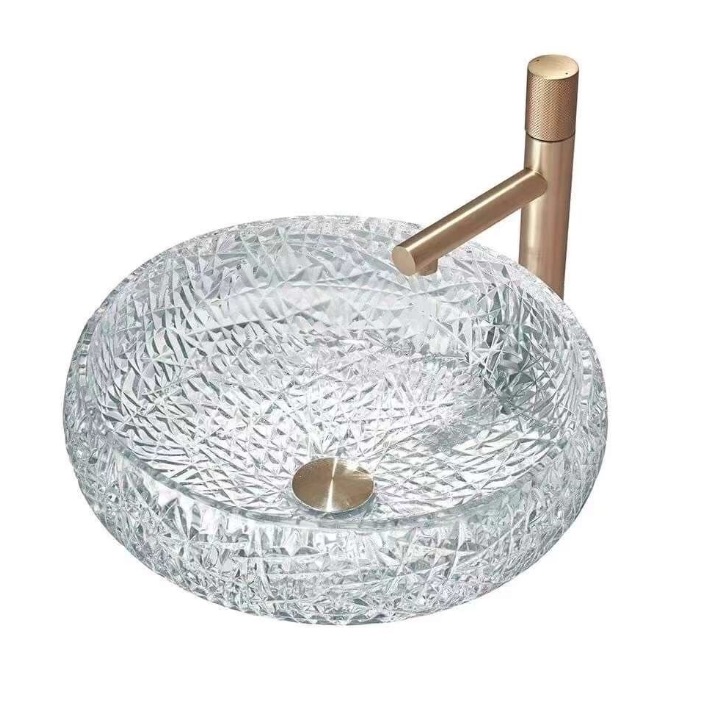Chậu rửa lavabo màu đen âm bàn Miken MKC-1415B (600x410mm) - Image 4