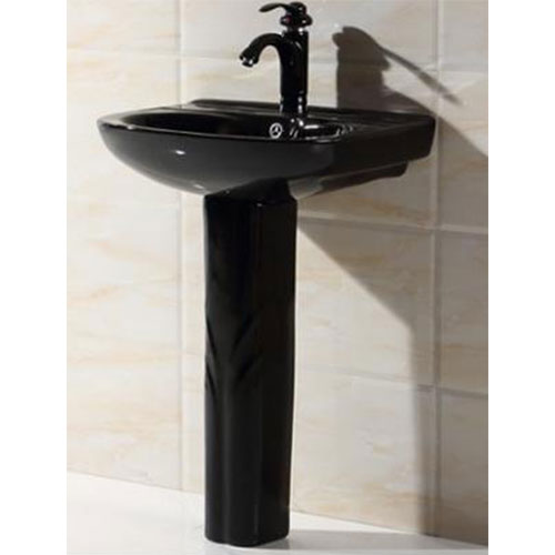 Chậu rửa lavabo màu đen nghệ thuật Miken 49936B - Image 3