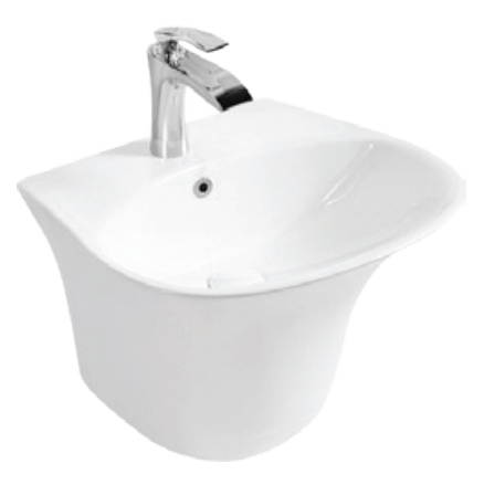 Chậu rửa lavabo màu xám Bancoot L01-G - Image 4