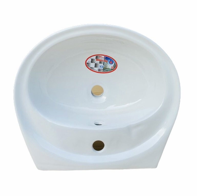 Chậu rửa lavabo Minh Long Vimisco chân dài C284 - Image 5