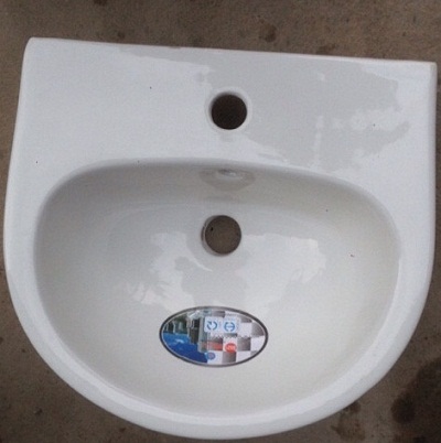 Chậu rửa lavabo Minh Long Vimisco chân lửng C284 - Image 3