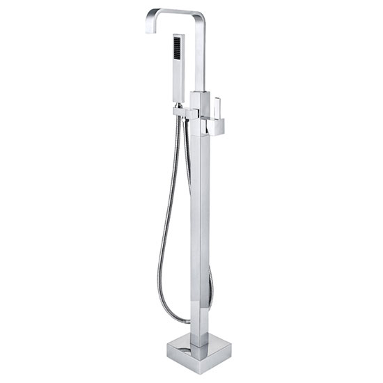 Chậu rửa lavabo nghệ thuật chân đứng Huge H-LS001 (500x500x840mm) - Image 5