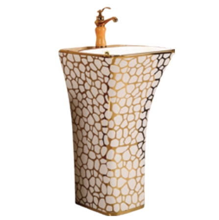Chậu rửa lavabo nghệ thuật chân đứng Miken MKC-2075 - Image 5