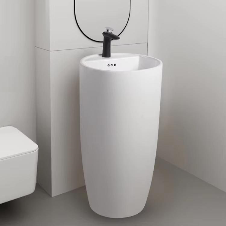 Chậu rửa lavabo nghệ thuật chân đứng Miken MKC-60003