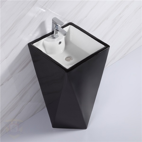 Chậu rửa lavabo nghệ thuật chân đứng MKC-2061 - Image 3