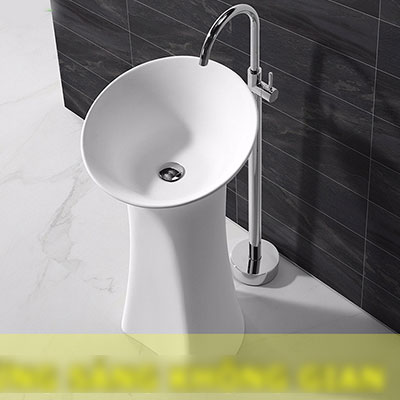 Chậu rửa lavabo nghệ thuật chân đứng MKC-2065 - Image 5