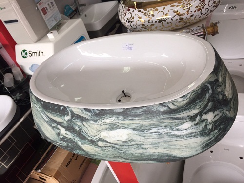Chậu rửa lavabo nghệ thuật Cleanman CL-008 - Image 6