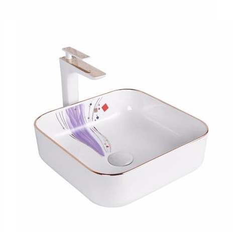 Chậu rửa lavabo nghệ thuật Cleanman CL-G019 - Image 3