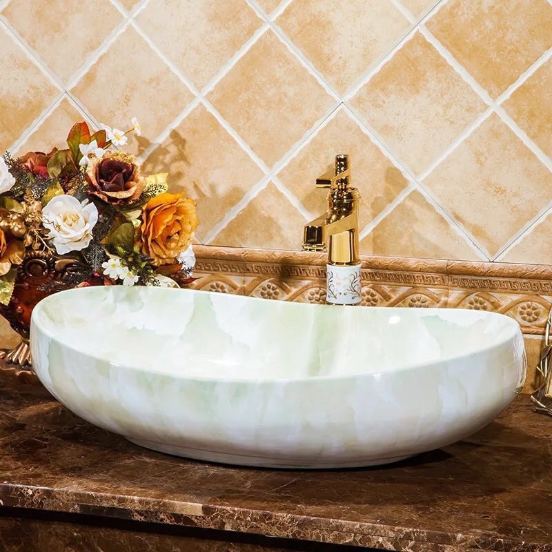 Chậu rửa lavabo nghệ thuật Cleanman CL-S015 - Image 3