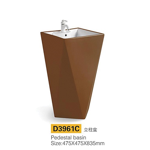 Chậu rửa lavabo nghệ thuật đá nhân tạo chân đứng Miken MKC-B1102 - Image 5