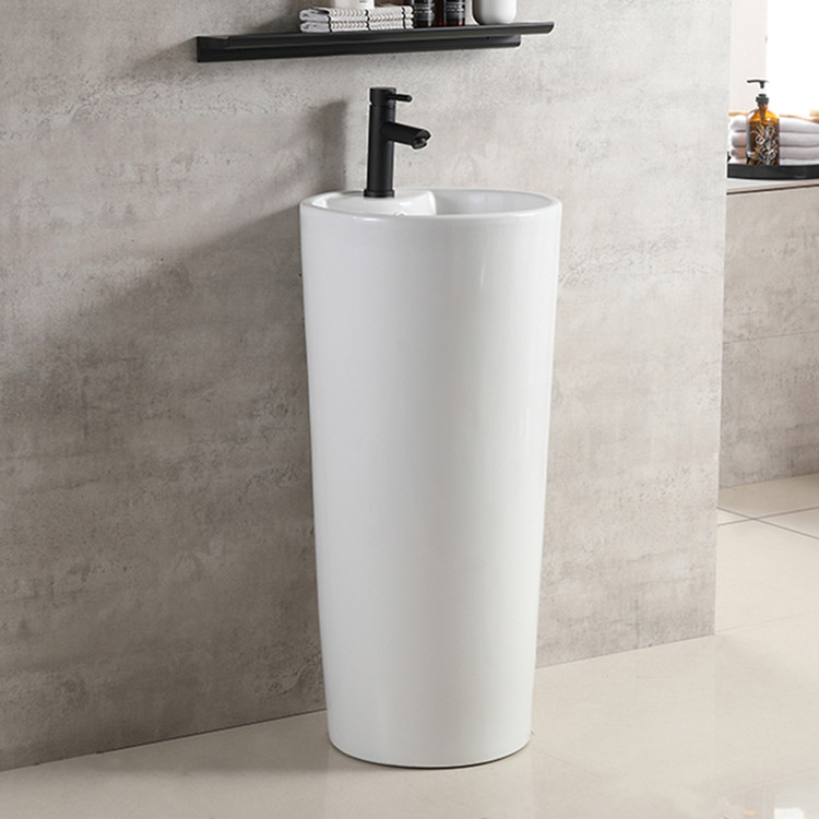 Chậu rửa lavabo nghệ thuật đá nhân tạo chân đứng Miken MKC-GB1102 - Image 3