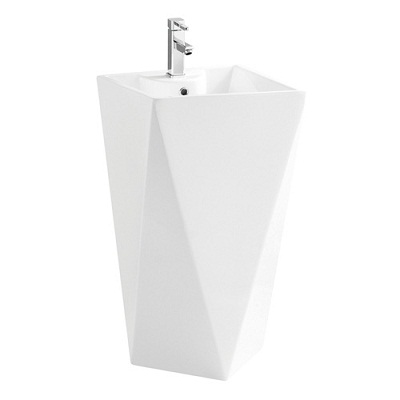 Chậu rửa lavabo nghệ thuật đá nhân tạo chân đứng Miken MKC-Y1102 - Image 5