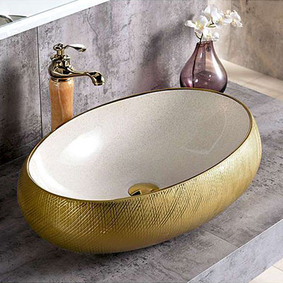 Chậu rửa lavabo nghệ thuật DADA 7050CM (480x 370 x 130mm) - Image 3