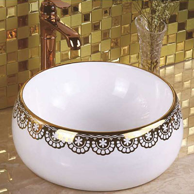 Chậu rửa lavabo nghệ thuật DADA A022-K01(480 x 370 x 130mm) - Image 4