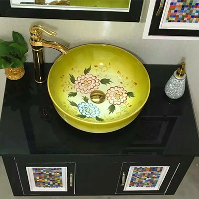 Chậu rửa lavabo nghệ thuật DADA A029-K03 (405x 405 x 145mm) - Image 3