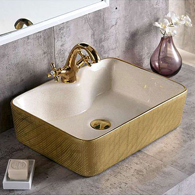 Chậu rửa lavabo nghệ thuật DADA A167 (400x 400 x 150mm) - Image 4
