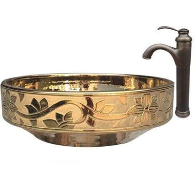 Chậu rửa lavabo nghệ thuật DADA A252B-K06 (486x340x145mm) - Image 4