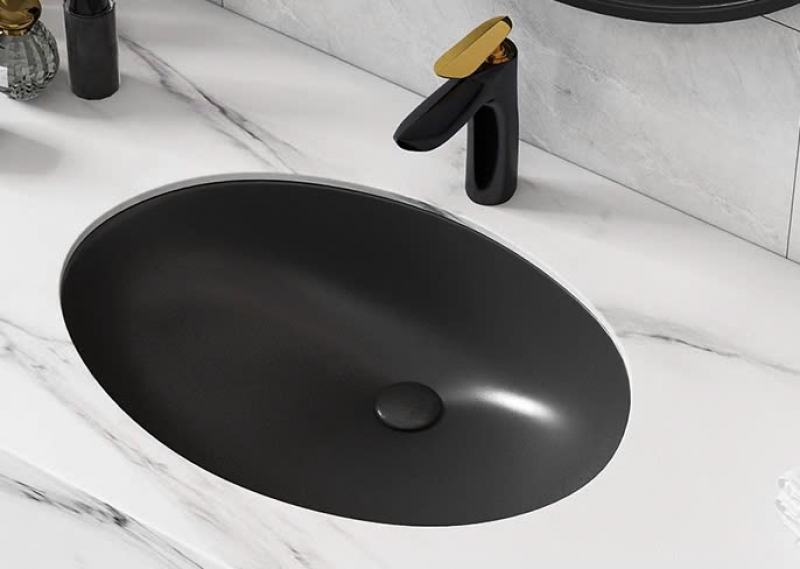 Chậu rửa lavabo nghệ thuật đặt trên bàn Miken MKC-2075W - Image 6