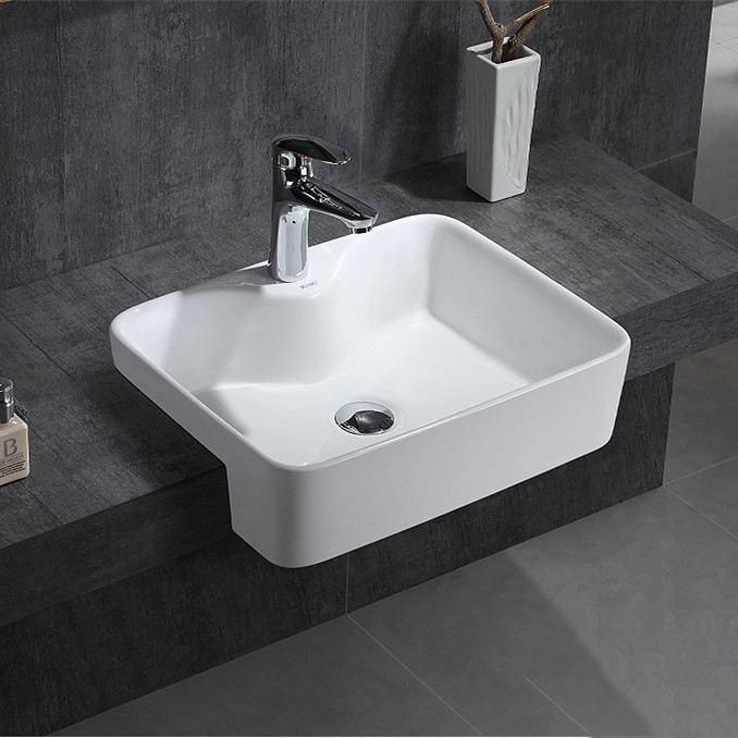 Chậu rửa lavabo nghệ thuật mạ vàng Miken MKC-B62G - Image 4