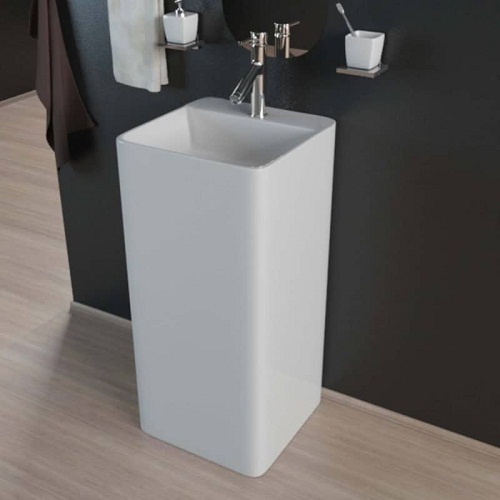 Chậu rửa lavabo nghệ thuật màu đen Miken MKC-2076 - Image 5