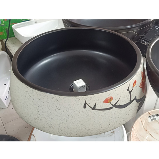 Chậu rửa lavabo nghệ thuật Miken 608 (39x39x14cm) - Image 5
