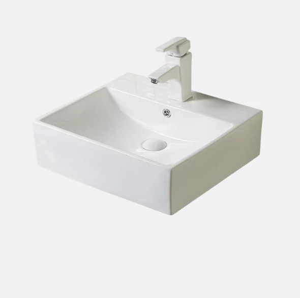 Chậu rửa lavabo nghệ thuật Miken MKC-007 (41x41x15cm) - Image 3