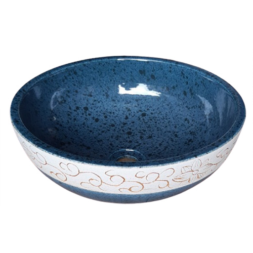 Chậu rửa lavabo nghệ thuật Miken MKC-014 (41x41x15cm)