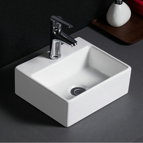 Chậu rửa lavabo nghệ thuật Miken MKC-017 (41x41x14cm) - Image 3