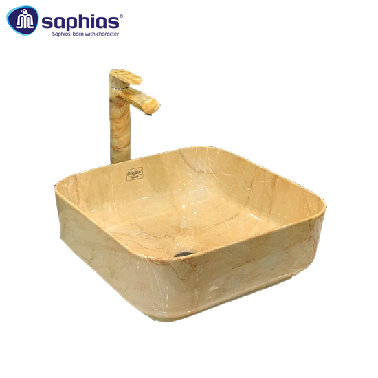 Chậu rửa lavabo Saphias SC-2005L1 + SC-2005T - Image 3