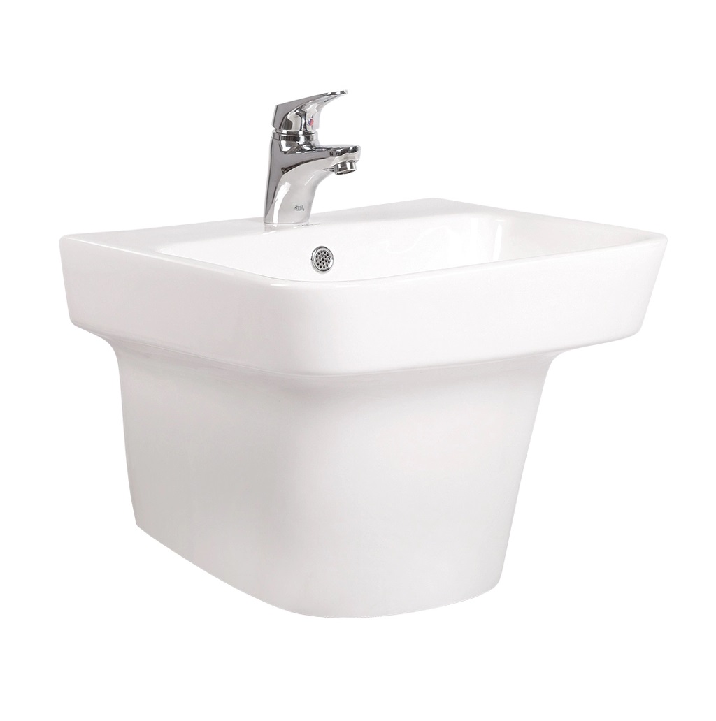 Chậu rửa lavabo Selta ST54+Chân C54 - Image 5