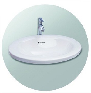 Chậu rửa Lavabo Thiên Thanh LT04L1T/PT0400T ( chưa bao gồm chân đế) - Image 5
