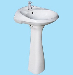 Chậu rửa Lavabo Thiên Thanh LT35LLT/PT3500T ( chưa bao gồm chân đế) - Image 5