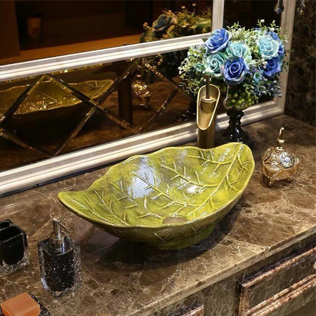 Chậu rửa lavabo thủy tinh pha lê CLM CTT GB301CP - Image 5
