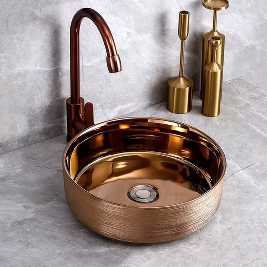Chậu rửa lavabo thủy tinh pha lê Miken CPL-102 - Image 3