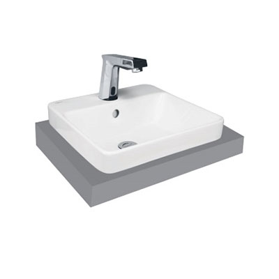 Chậu rửa lavabo treo tường liền khối Viglacera V63 - Image 4