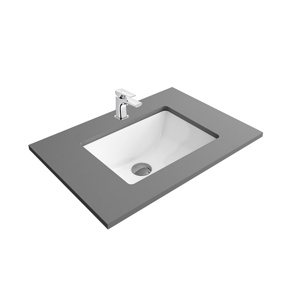 Chậu rửa lavabo treo tường liền khối Viglacera V63 - Image 5
